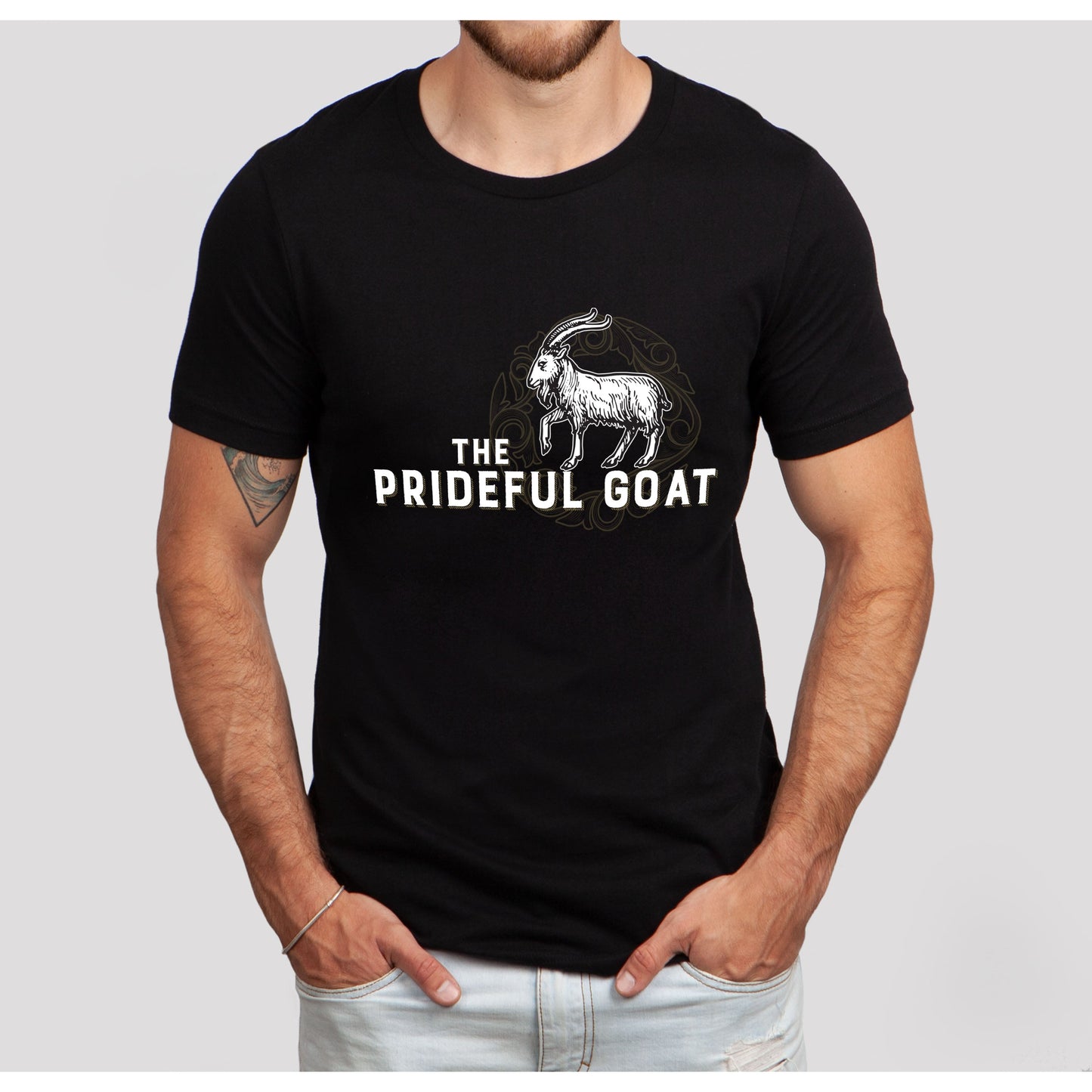 Black Short Sleeve Logo Tee