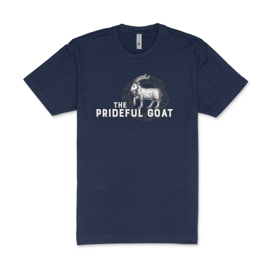 Navy Short Sleeve Logo Tee